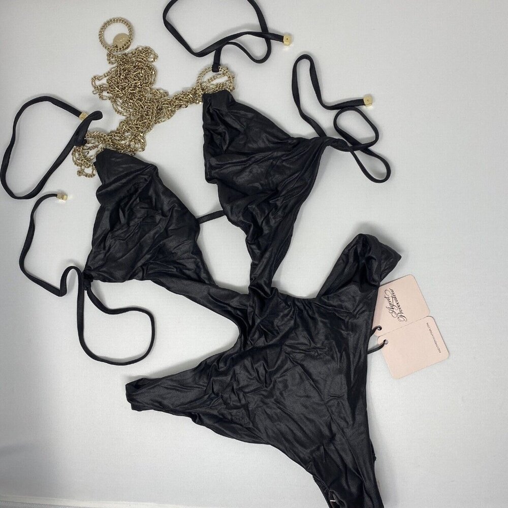 Agent Provocateur Kiona Black Swimsuit NWT $700 - Picture 6 of 10